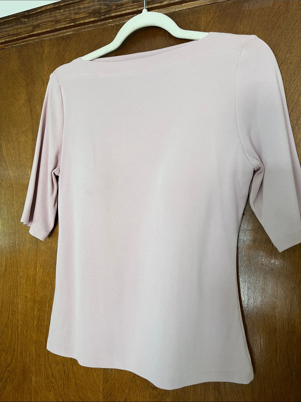 OGL Pink 3/4 Sleeve Top with Built in Bra with Padding